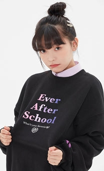 TARGETTO(ターゲット) EVER AFTER SCHOOL SWEAT SHIRT_BLACK