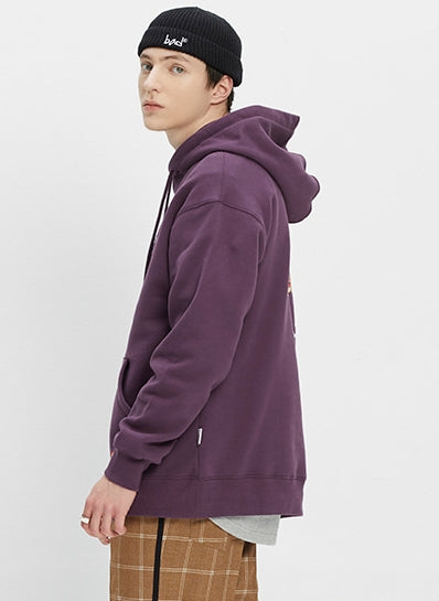 ベドインベド(BADINBAD) NAPOLEON GALLERY HOODIE_DEEP PURPLE