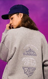 ティーダブリューエヌ(TWN)  GEOMETRY SWEAT SHIRT GREY STMT3300