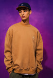 ティーダブリューエヌ(TWN)  GEOMETRY SWEAT SHIRT BEIGE STMT3300