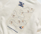 ティーダブリューエヌ(TWN)  MAPFIND SWEAT SHIRT IVORY STMT3303