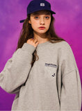 ティーダブリューエヌ(TWN)  MAPFIND SWEAT SHIRT GREY STMT3303