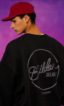 ティーダブリューエヌ(TWN)  BUILDERONE SWEAT SHIRT BLACK STMT3294