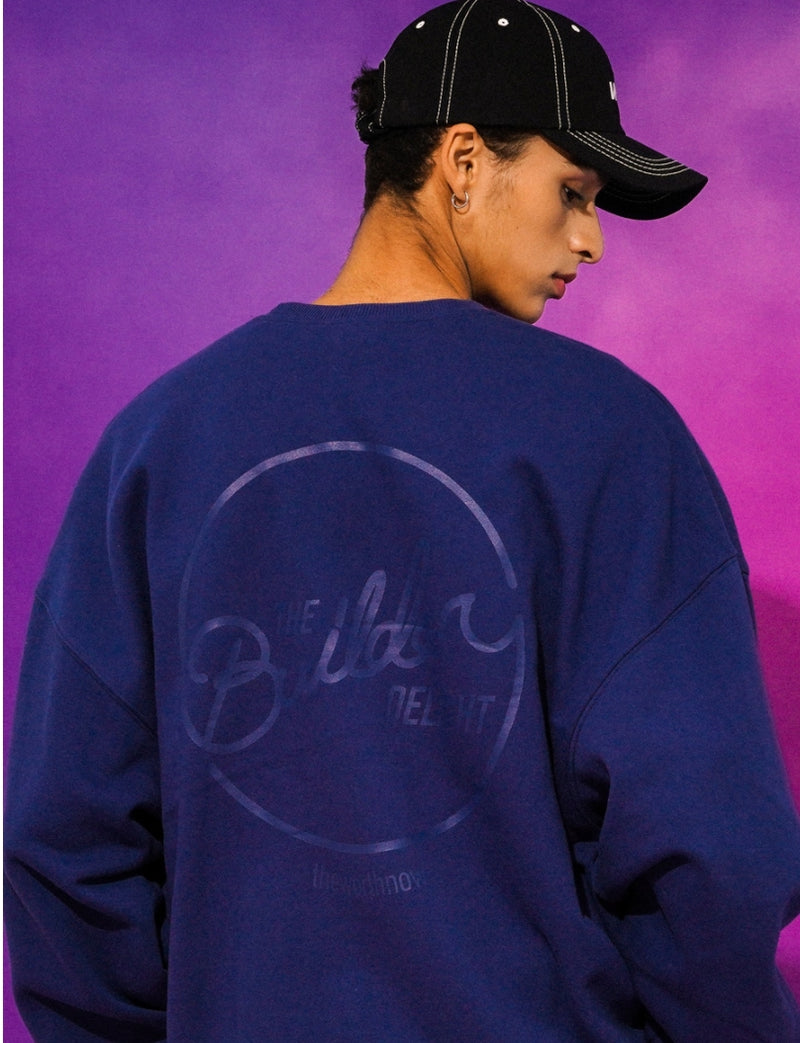 ティーダブリューエヌ(TWN)  BUILDERONE SWEAT SHIRT NAVY STMT3294