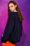 ティーダブリューエヌ(TWN)  MITTY SWEAT SHIRT NAVY LMMT3298