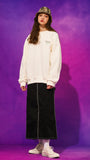 ティーダブリューエヌ(TWN)  TERRI SWEAT SHIRT IVORY JEMT3297