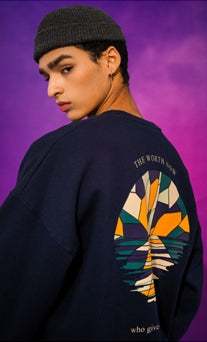 ティーダブリューエヌ(TWN)  DUSK SWEAT SHIRT NAVY LMMT3299