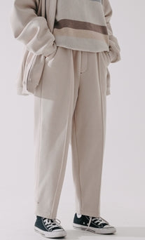 ダブルユーブイプロジェクト(WV PROJECT)  Brio Wide Banding Pants Light Beige MJLP7417