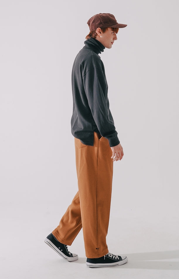 ダブルユーブイプロジェクト(WV PROJECT)  Brio Wide Banding Pants Camel MJLP7417