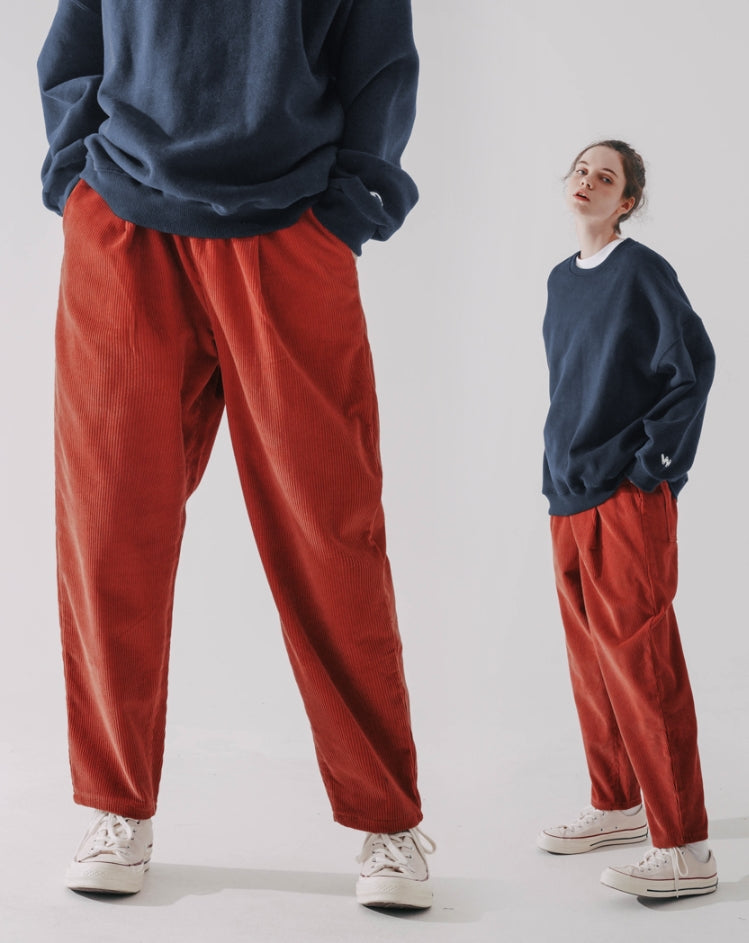 ダブルユーブイプロジェクト(WV PROJECT) Churos Corduroy Banding Pants Carat Brown CJLP7423