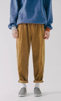 ダブルユーブイプロジェクト(WV PROJECT) Churos Corduroy Banding Pants Deep Beige CJLP7423