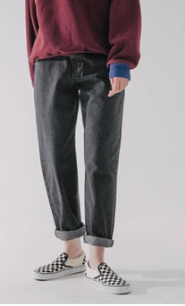 ダブルユーブイプロジェクト(WV PROJECT) Ending Black Denim Pants Black CJLP7422