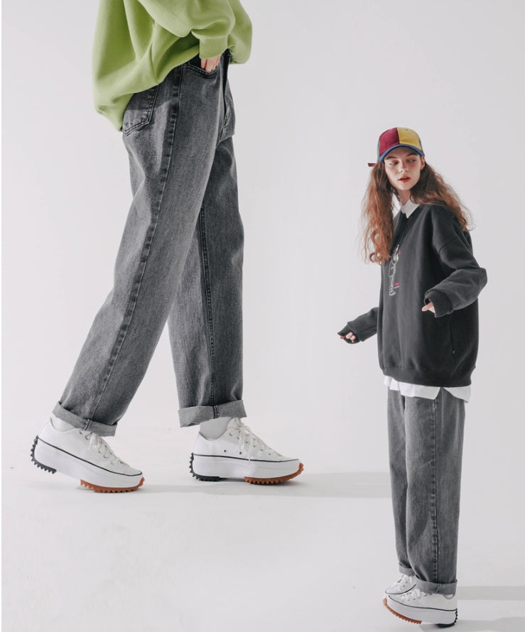 ダブルユーブイプロジェクト(WV PROJECT) Ending Black Denim Pants Grey CJLP7422