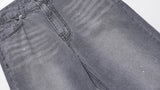 ダブルユーブイプロジェクト(WV PROJECT) Inky Sprinkle Wide Denim Pants Gray CJLP7415