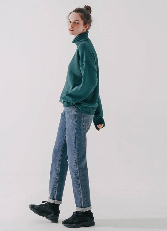 ダブルユーブイプロジェクト(WV PROJECT) Mixed Denim Pants Blue CJLP7426