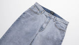 ダブルユーブイプロジェクト(WV PROJECT) Mixed Denim Pants GreyBlue CJLP7426