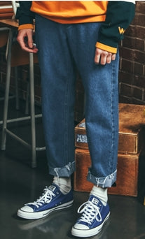 ダブルユーブイプロジェクト(WV PROJECT) VINS DENIM WIDE PANTS BLUE MJLP7060