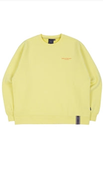 ロマンティッククラウン(ROMANTIC CROWN) RMTCRW SLOGAN SWEAT SHIRT_LIGHT YELLOW