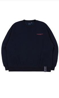 ロマンティッククラウン(ROMANTIC CROWN) RMTCRW SLOGAN SWEAT SHIRT_NAVY