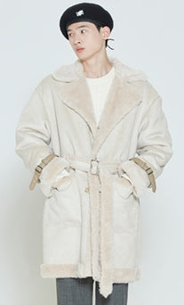 ロマンティッククラウン(ROMANTIC CROWN)  LUMBER JACK MUSTANG COAT_OATMEAL