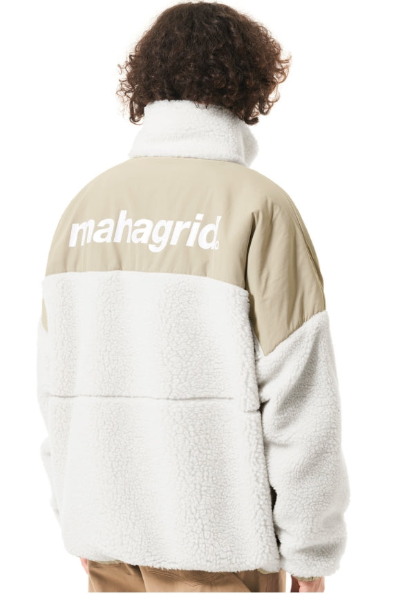 mahagrid (マハグリッド)  MIL HEAVY FLEECE JACKET [IVORY]