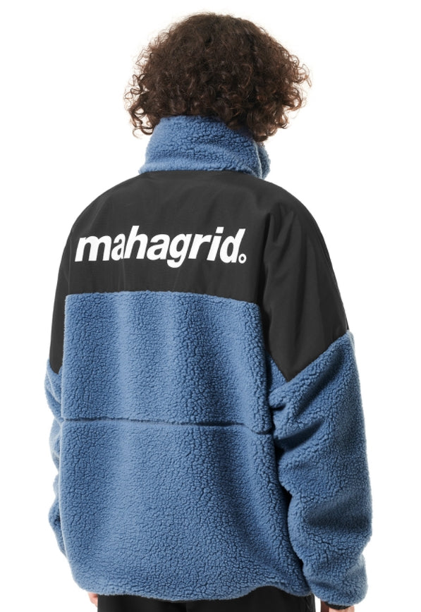 mahagrid (マハグリッド)  MIL HEAVY FLEECE JACKET [BLUE]