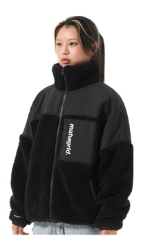 mahagrid (マハグリッド)   MIL HEAVY FLEECE JACKET [BLACK]