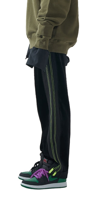 MMIC(エムエムアイシー) VELOUR TRACK PANTS BK W