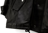 MMIC(エムエムアイシー) BLACK SOFT LEATHER PARKA W