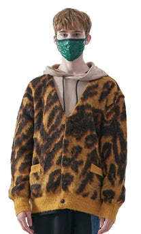 MMIC(エムエムアイシー) LEOPARD KNIT CARDIGAN MU