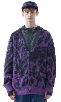 MMIC(エムエムアイシー) LEOPARD KNIT CARDIGAN PU