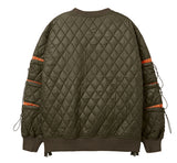 MMIC(エムエムアイシー) MULTI STRING QUILTED PULLOVER OL