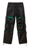 MMIC(エムエムアイシー) MULTI STRING QUILTED PANTS BK