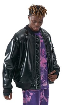 MMIC(エムエムアイシー) ENAMEL MOUTON BOMBER JACKET