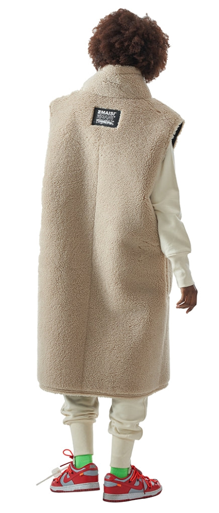 MMIC(エムエムアイシー) ENAMEL MOUTON VEST BG