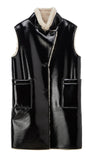 MMIC(エムエムアイシー) ENAMEL MOUTON VEST BG