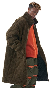 MMIC(エムエムアイシー) REVERSIBLE BOA FLEECE LONG JACKET OL