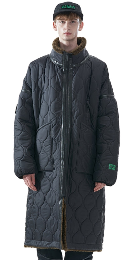 MMIC(エムエムアイシー) REVERSIBLE BOA FLEECE LONG JACKET OL