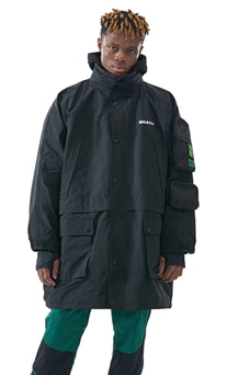 MMIC(エムエムアイシー) UTILITY OVERFIT PARKA BK