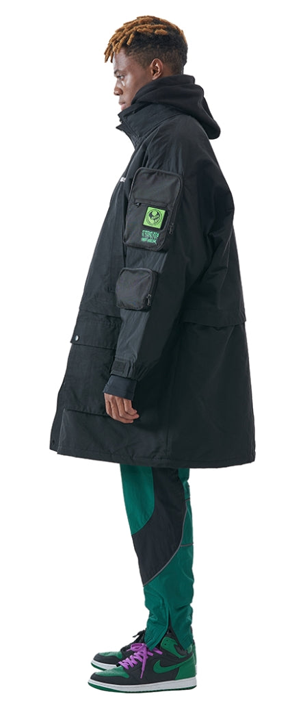 MMIC(エムエムアイシー) UTILITY OVERFIT PARKA BK