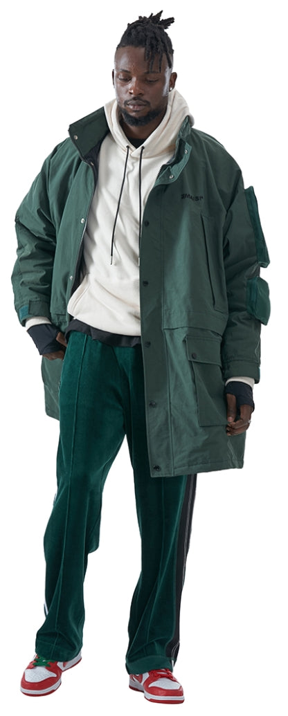 MMIC(エムエムアイシー) UTILITY OVERFIT PARKA DGR