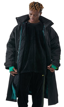 MMIC(エムエムアイシー) DETACHABLE LINING OVERFIT PARKA BK