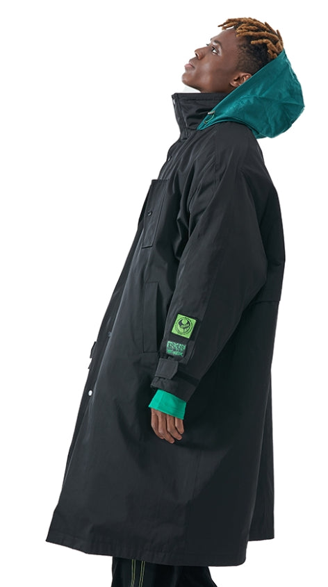 MMIC(エムエムアイシー) DETACHABLE LINING OVERFIT PARKA BK