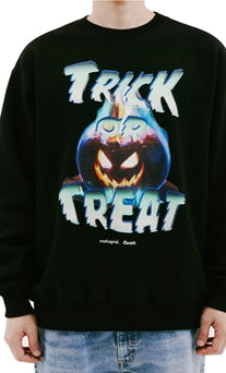 mahagrid (マハグリッド)  PUMPKIN SWEATSHIRT [BLACK]