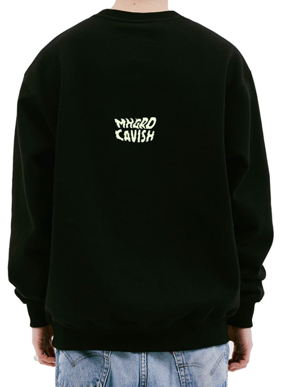 mahagrid (マハグリッド)  PUMPKIN SWEATSHIRT [BLACK]