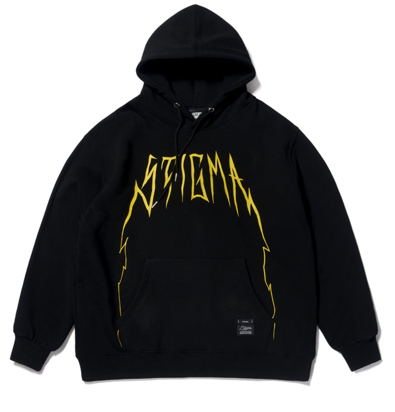 STIGMA(スティグマ) 20 SKULL OVERSIZED HEAVY SWEAT HOODIE BLACK