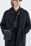 SSY(エスエスワイ) MINIMAL BAR SQUARE LEATHER BAG & CARDWALLET BLACK