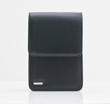 SSY(エスエスワイ) MINIMAL BAR SQUARE LEATHER BAG & CARDWALLET BLACK