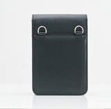 SSY(エスエスワイ) MINIMAL BAR SQUARE LEATHER BAG & CARDWALLET BLACK