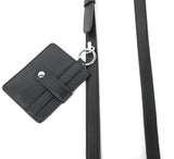 SSY(エスエスワイ) MINIMAL BAR SQUARE LEATHER BAG & CARDWALLET BLACK